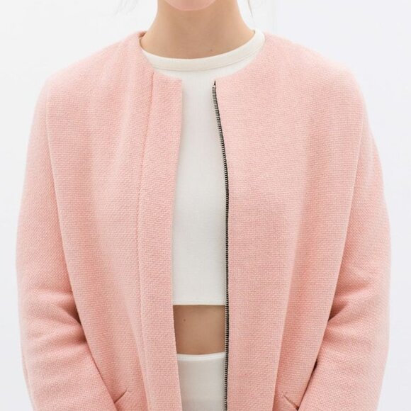 Zara Cotton Blend Coat - Picture 5 of 16